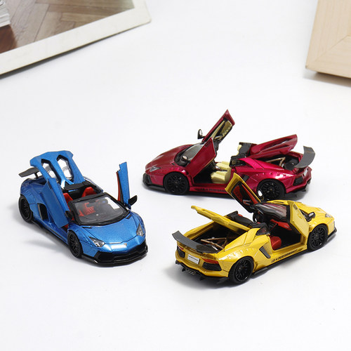 RM犀牛 兰博基尼Aventador LP700-4 大牛 1:64 仿真全开汽车模型