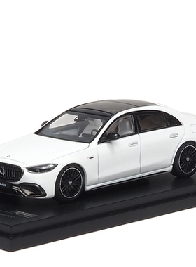 AR 1:64 2023款梅赛德斯AMG S63 E Performance 仿真合金汽车模型