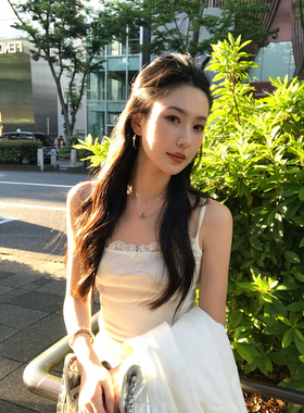 isaro uu 私服蕾丝小吊带~chao柔软天丝羊毛平口遮副乳打底吊带