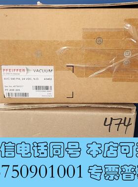 全新PfeifferAVC040PA,24VDC气动角阀需询价