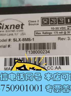 全新SIXNET  SLX-8MS-1西斯耐特  美国红狮 工业询价