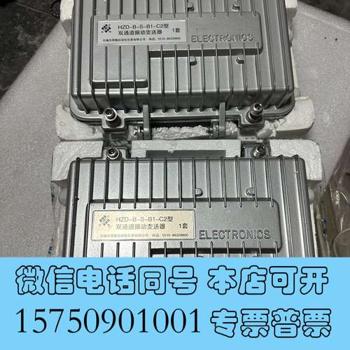 全新厚德HZD-B-S-B1-C2双通道震动变送器两套，全新未使需询价