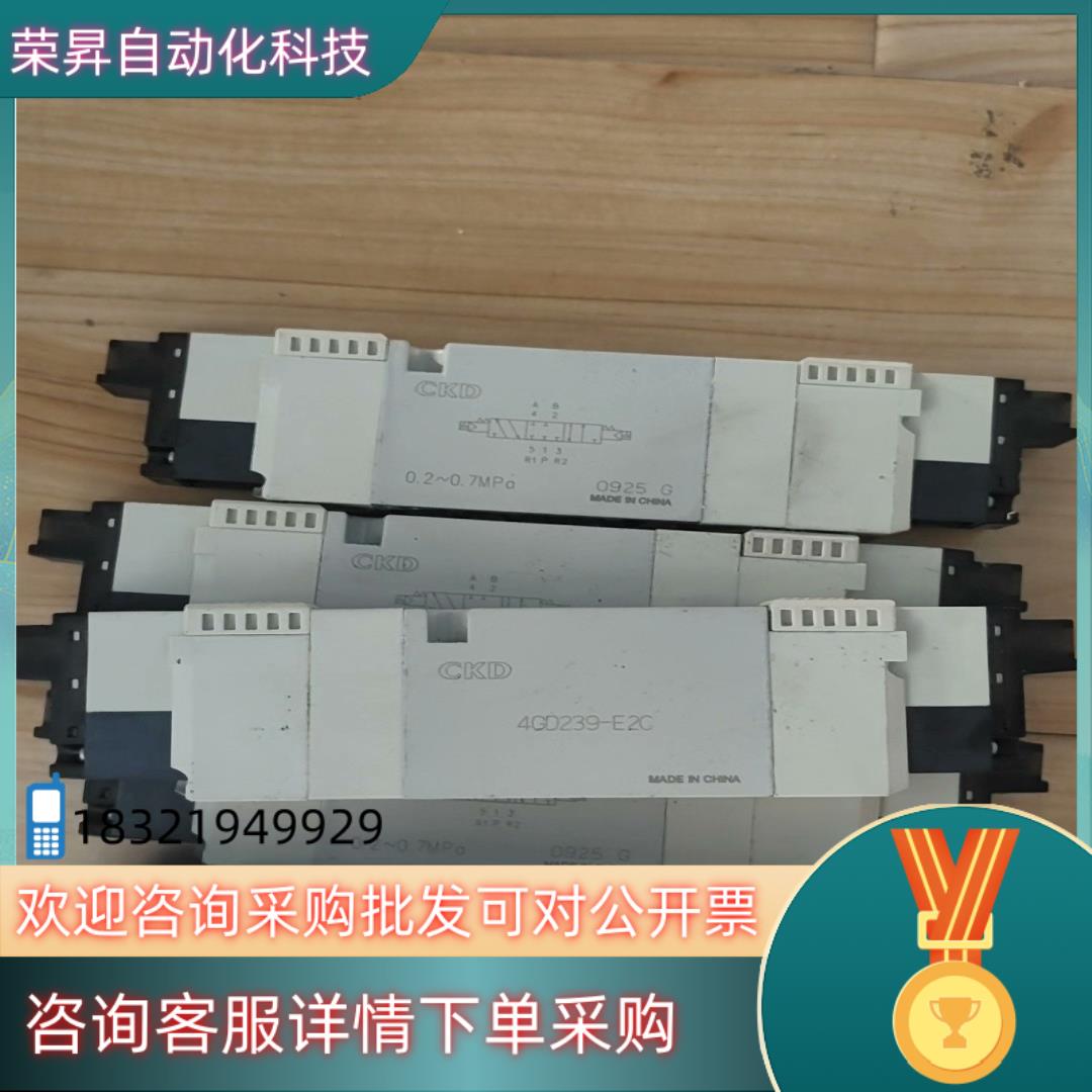 现货CKD 电磁阀 4GD239-E2C  口
