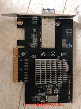 【非标价】PCIEx8万兆光纤网卡服务器单口SPF模块光口网卡Inte