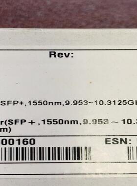 华为万兆单模双纤80公里光模块02310PVT