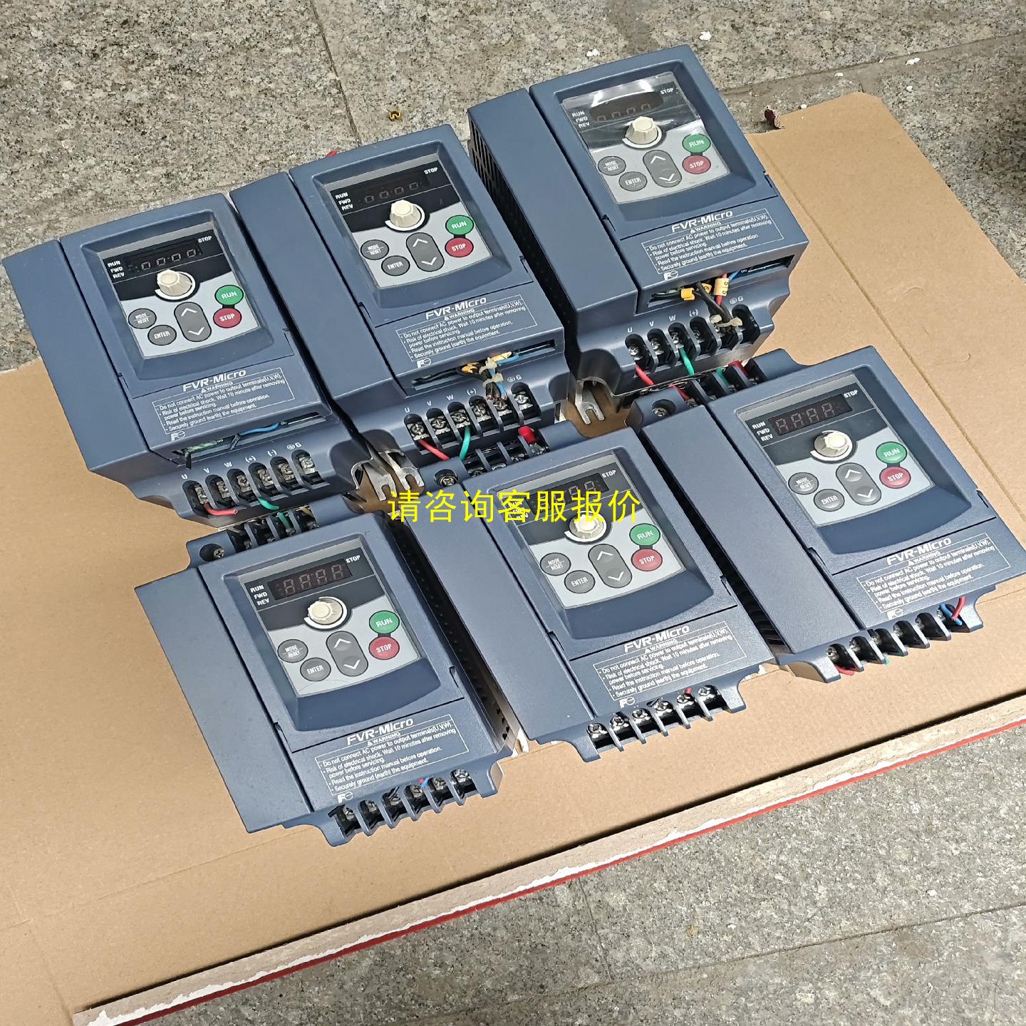 询价拆机富士变频器FVR1.5S1S-7C