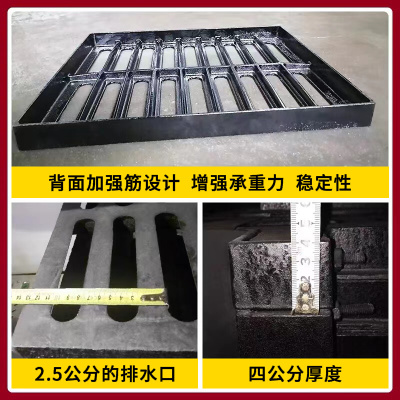 球墨铸铁篦子套下水道沟盖板排水沟盖板沙井盖下水道井箅子雨水篦