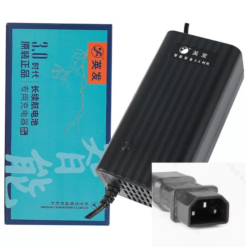 适用于小刀电动车 小刀专用插头 铅酸电瓶专用 英发充电器