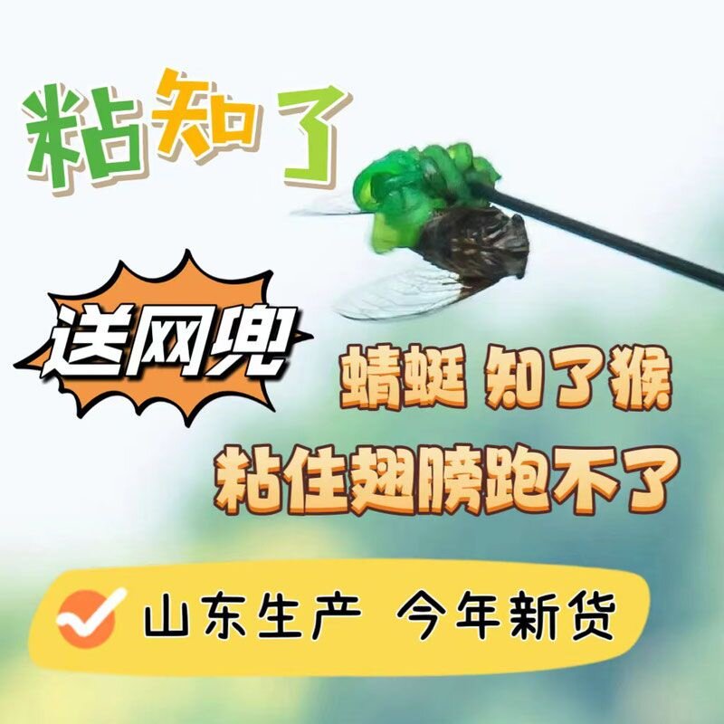 2026年粘知了小绿手捕捉抓蝉神器