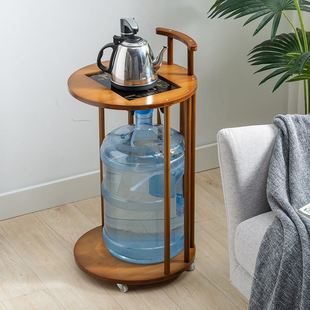 纯净水支架移动茶台家用小茶车饮水机架子茶壶置物架茶几小推车具