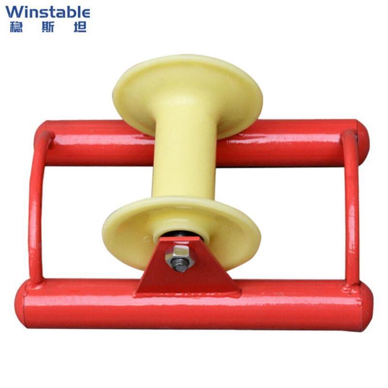 稳斯坦wst180放线滑轮尼龙大弯井口滑轮转角滑轮地缆线缆尼龙轮电