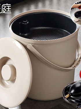 梦庭茶渣桶滤茶桶大号茶叶茶水垃圾桶排水管茶具茶漏废水桶A58191