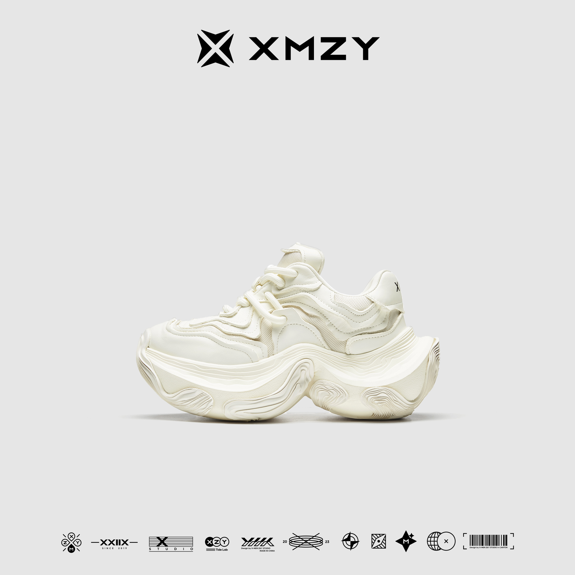 XMZY原创街头运动厚底设计老爹鞋