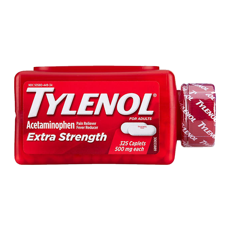 美国直邮正品 Tylenol泰诺扑热息痛缓释片成人发烧感冒头痛止痛药