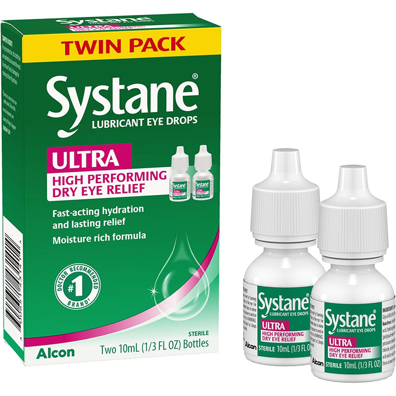 美国直邮 alcon Systane强效保湿滴眼液 人工眼泪快速缓解干眼