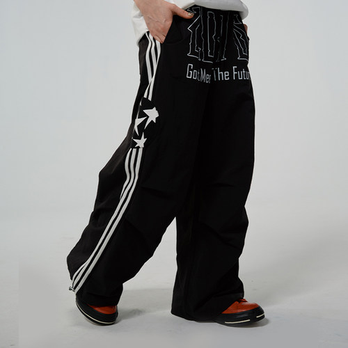 GOST美式复古双条纹运动裤