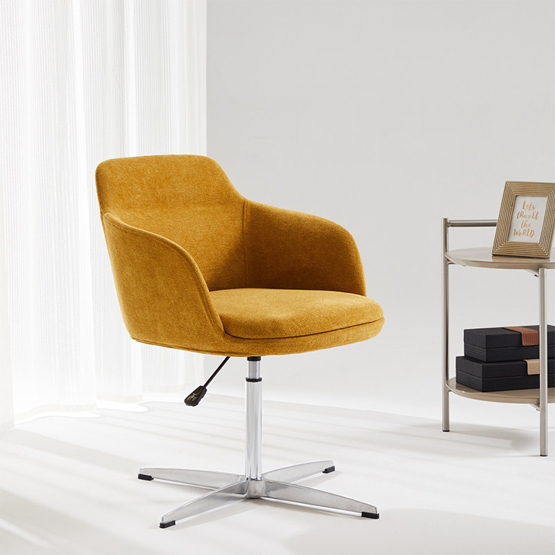 现代北欧简约舒适靠背可升降平脚带扶手雪尼尔麻绒布居家办公餐椅,搬运/仓储/物流设备,机械式停车设备（立体停车库）,淘宝优惠券,粉丝福利购,淘宝优惠卷