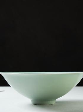 彷古瓷器 覆古北宋风格 隐青釉大碗 面碗 古董古玩收藏摆件收藏品