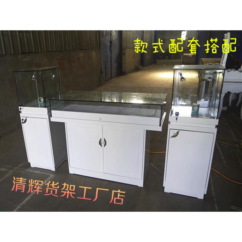 古董展示柜博物馆展柜文物木质烤漆柜珠宝展示柜烤漆柜台饰品柜台