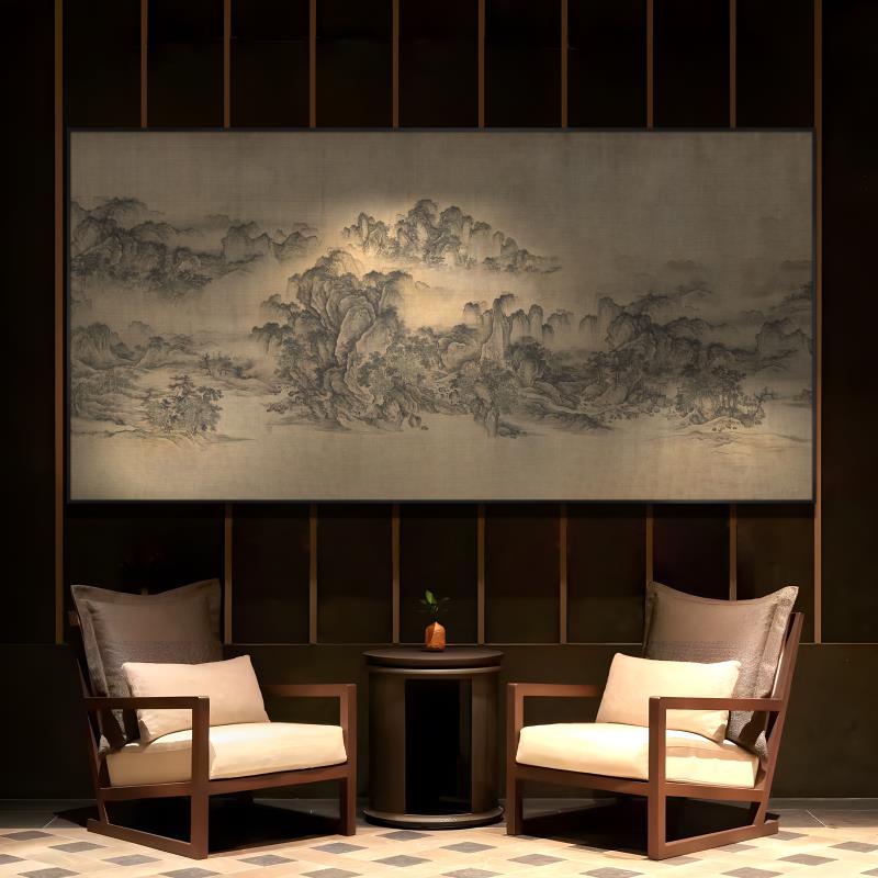 金箔装饰画 画 宋代美学 客厅书房茶室挂画 画高端酒店民宿新中式