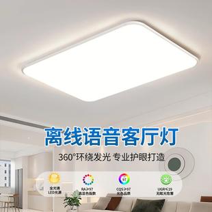 現代簡約大氣大廳主燈全光譜護眼臥室燈具 顧家客廳吸頂燈2024新款