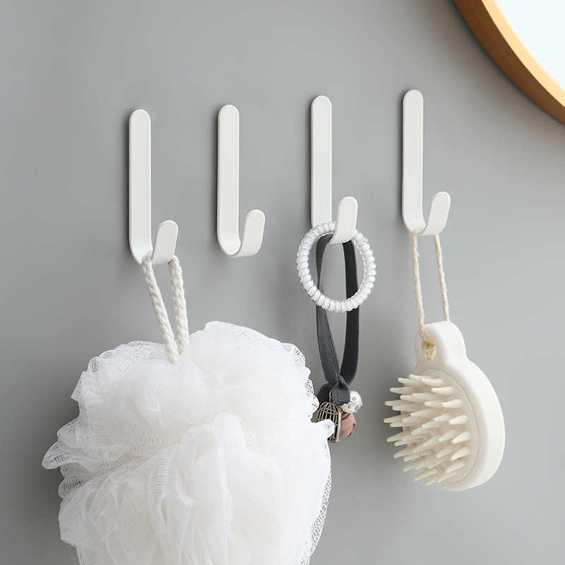 免打孔挂钩强力粘胶浴室门后玄关承重挂衣架墙壁粘钩墙上衣帽收纳