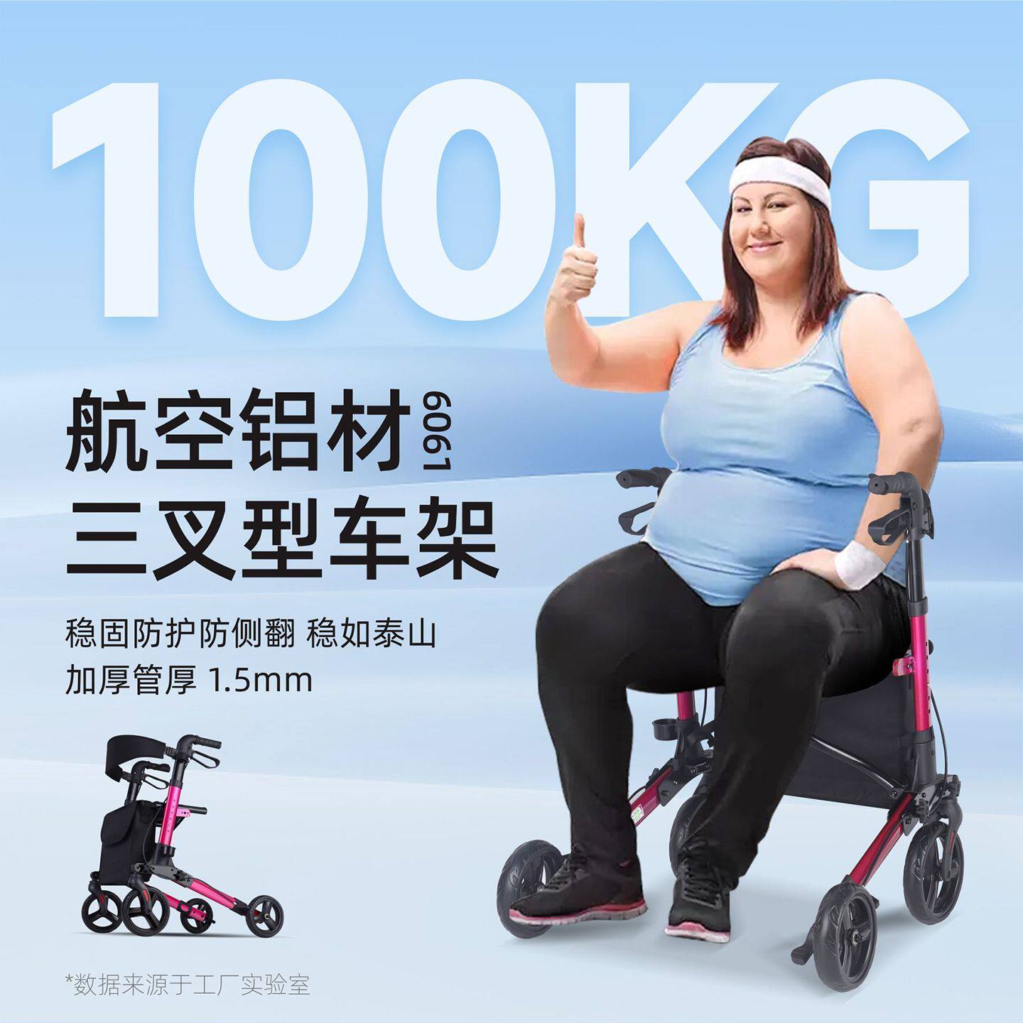 德国老人助行器辅助行走老年人购物走助步轮椅手推代步车可推可坐