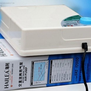 水族用品配件海利UAS-12000交直流增氧泵氧气泵鱼缸钓鱼两用气泵
