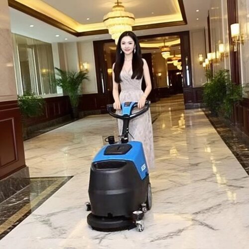 超洁亮手推式小型洗地机