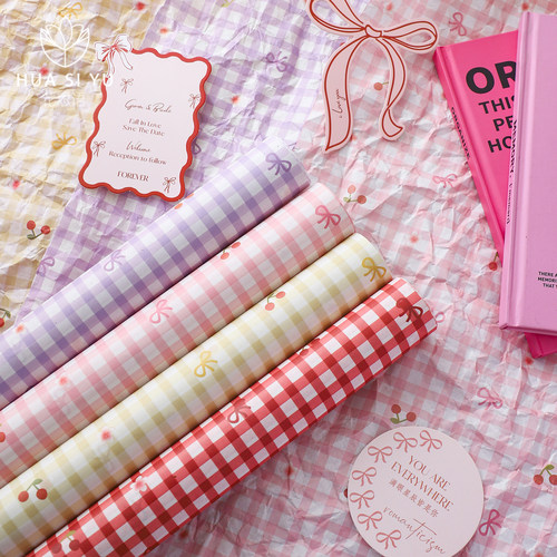 甜妹风雪梨纸包花纸樱桃结