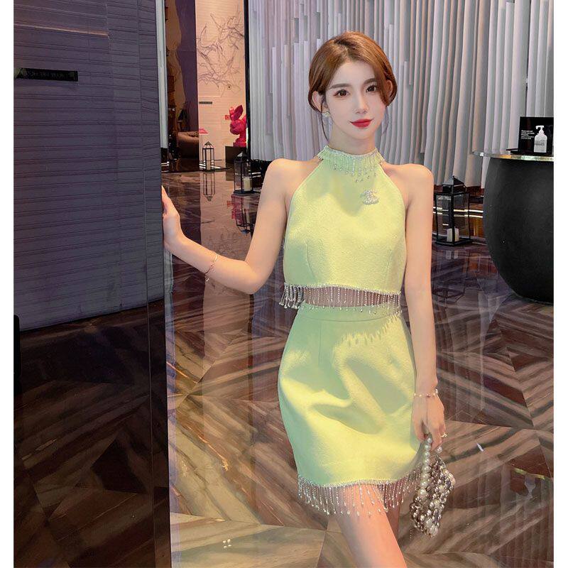 天生的大小姐重工法式千金小香风套装裙两件套夏高端气质高级感