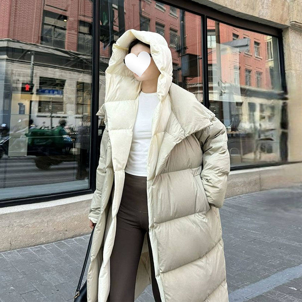 长款羽绒棉服女过膝2024