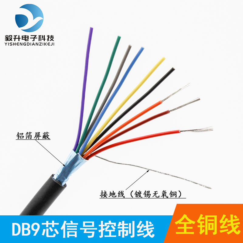 富瑞毅升9芯+1信号控制线