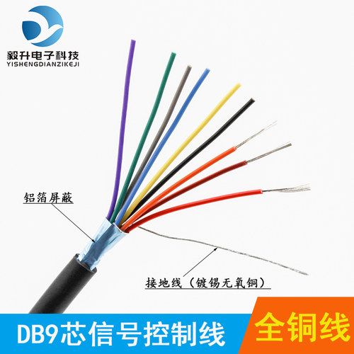 富瑞毅升9芯+1信号控制线