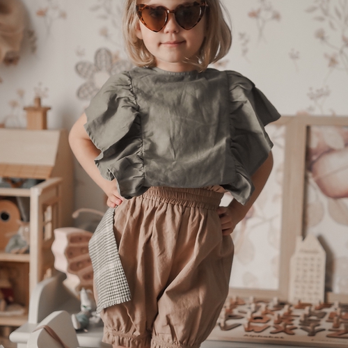 Let'sChill纯棉女童灯笼裤