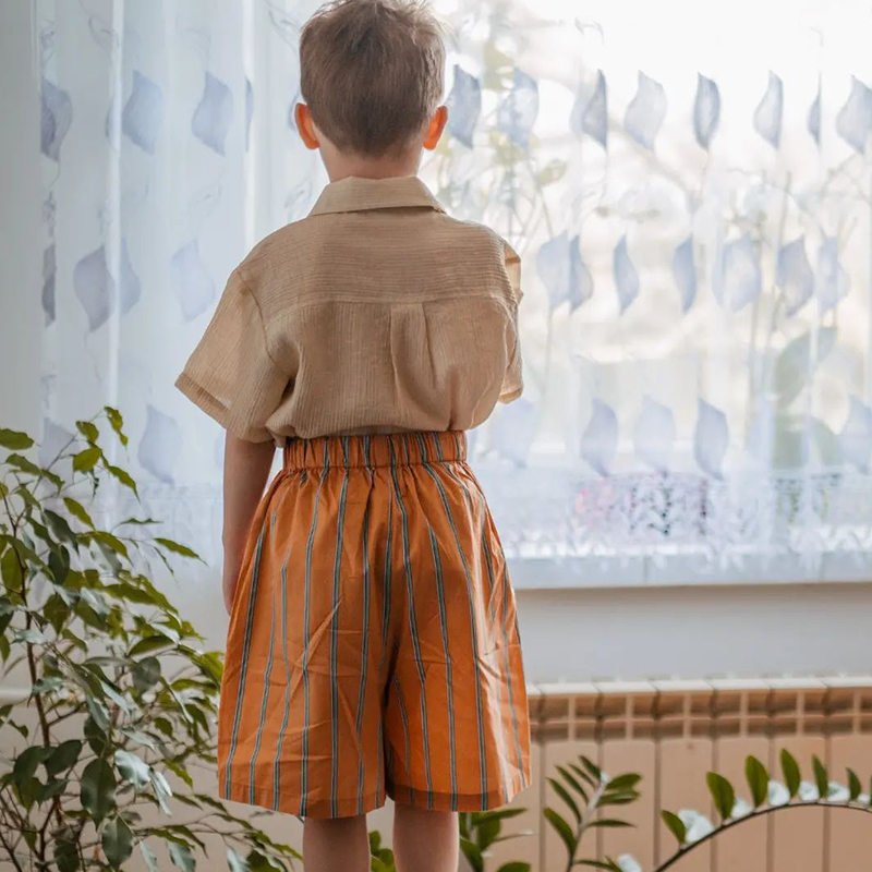 Let'sChill复古夏季条纹衬衫