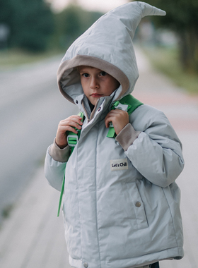 Let's Chill 2025AW 精灵帽三防羽绒外套 防水防油污