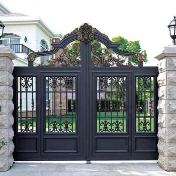 厂销铝合金阳台护栏室外别墅露台铝艺围栏室内楼梯扶手家用院墙品