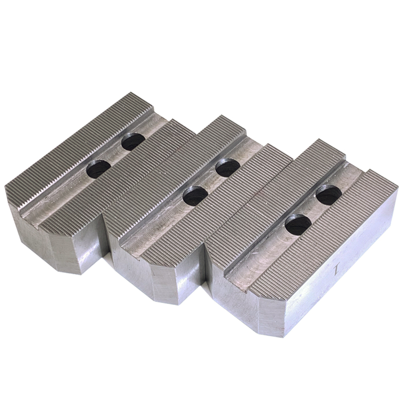 屹峤数控车床三爪液压卡盘加宽油压软爪油压生爪卡爪5 6 8 10寸