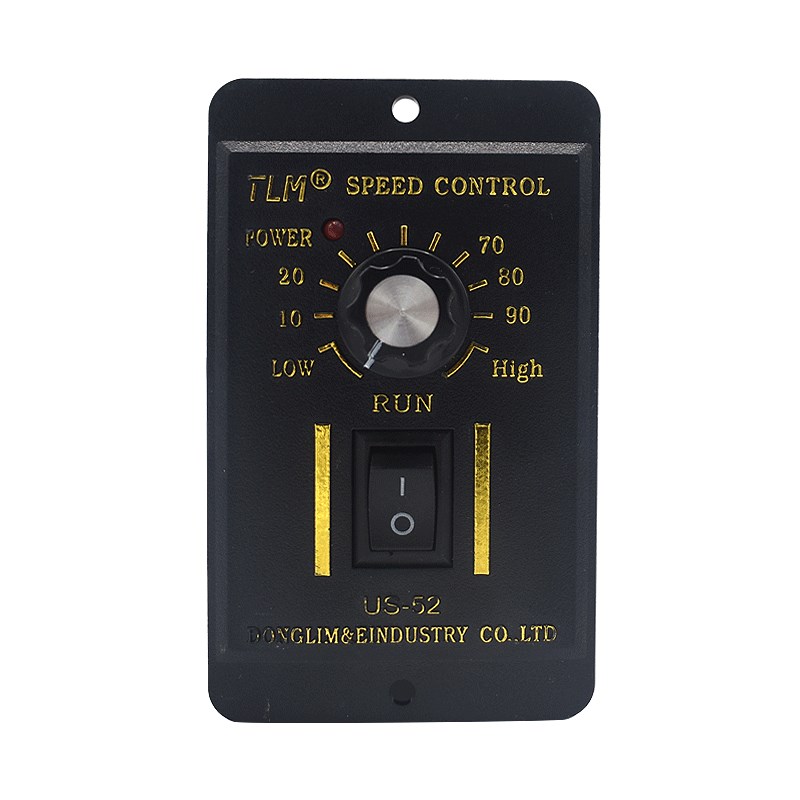 US-52调速器TLM东力减速电机调速开关6W-400W无级变速马达控制器