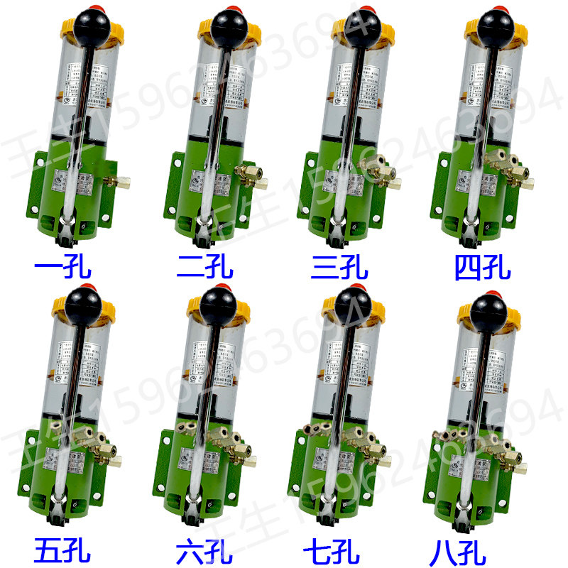 浙江流遍SNB10冲床手动多点油脂润滑泵0.4L浓油泵SNB10-1I/2/3/4I