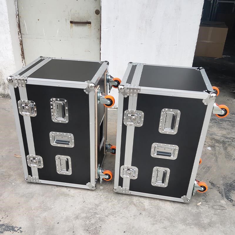 航空箱定做双十五寸单15寸线阵音响舞台演出机柜话筒设备铝合金箱