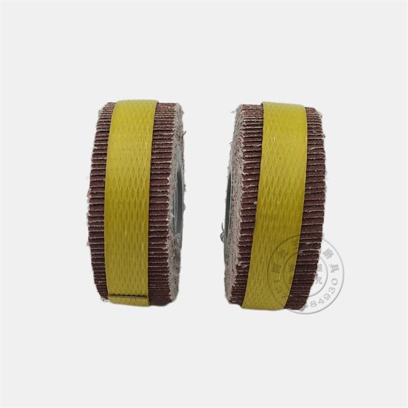 千叶轮抛光片80*25*16砂布轮卡盘叶轮砂纸打磨轮千页轮60小千叶轮