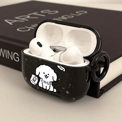 标签修勾适用苹果AIRPODSPRO2二代蓝牙3代IPHONE无线耳机壳第二第三代保护套三代耳机盒小众可爱高级感软壳