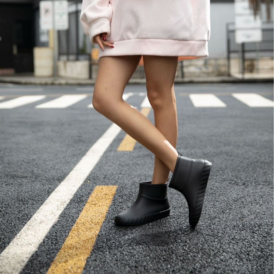 雨鞋女潮流低筒单鞋四季外穿防水防滑工作鞋平底低帮女士雨鞋
