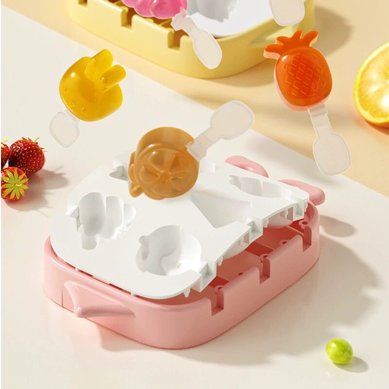 雪糕模具做冰棒冰棍冰淇淋冰糕冻冰块儿童硅胶食品级自制一件