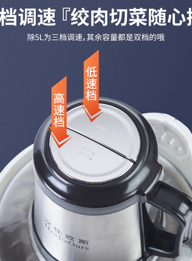 大容量绞肉机家用电动多