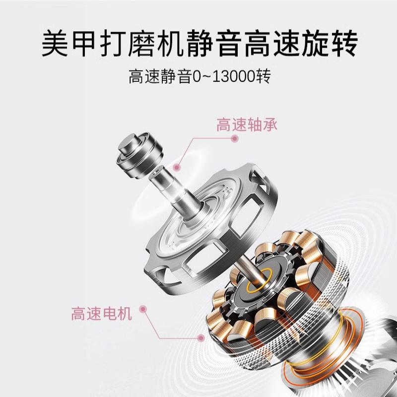 卸甲打磨机笔式电动抛光磨指甲小型美甲店专用打磨头卸甲机器