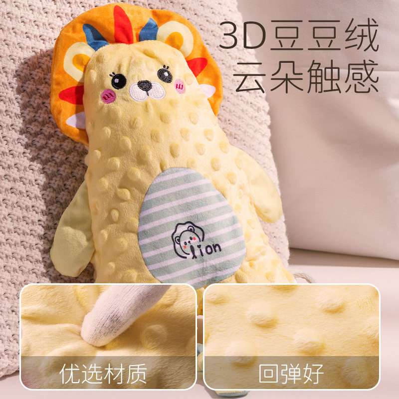 安抚巾婴儿可入口啃咬宝宝睡觉睡眠哄睡手指玩偶兔子手偶安抚玩具