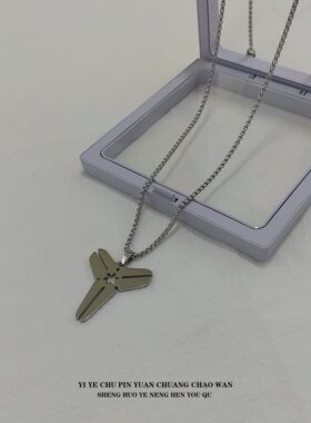 一页出品！创意篮球明星logo项链ins学生百搭毛衣链情侣配饰礼物